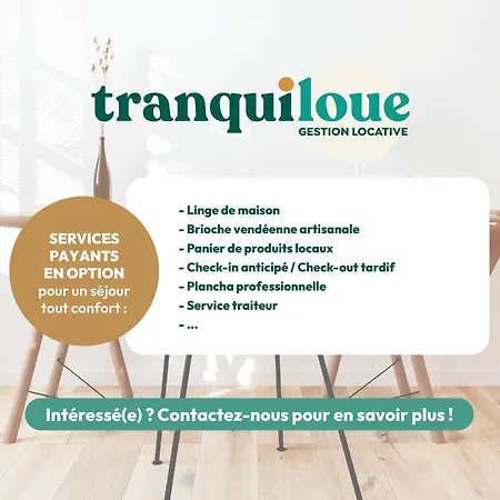 Tranquiloue - Lumineux - 17min Puy Du Fou Apartamento Les Herbiers